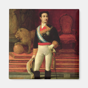 Imán Retrato de Alfonso XII 1876