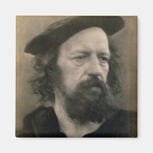 Imán Retrato de Alfred, señor Tennyson (1809-92)