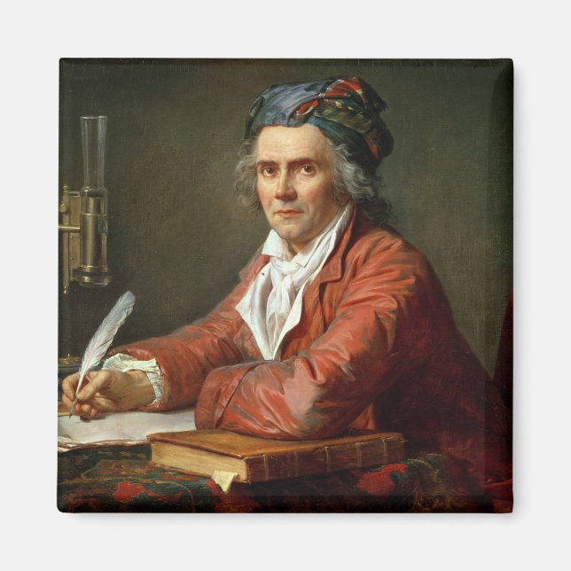 Imán Retrato de Alphonse Leroy, 1783 (Frente)