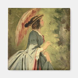 Imán Retrato de Ana, la hija del artista, 1860