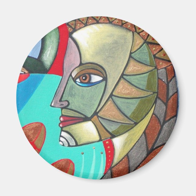 Imán retrato de andrea (Frente)