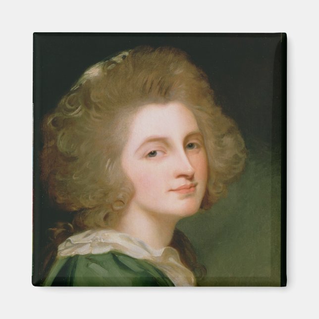 Imán Retrato de Ann Barbara Russell (Frente)