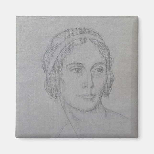 Imán Retrato de Anna Pavlova , 1908 (Frente)