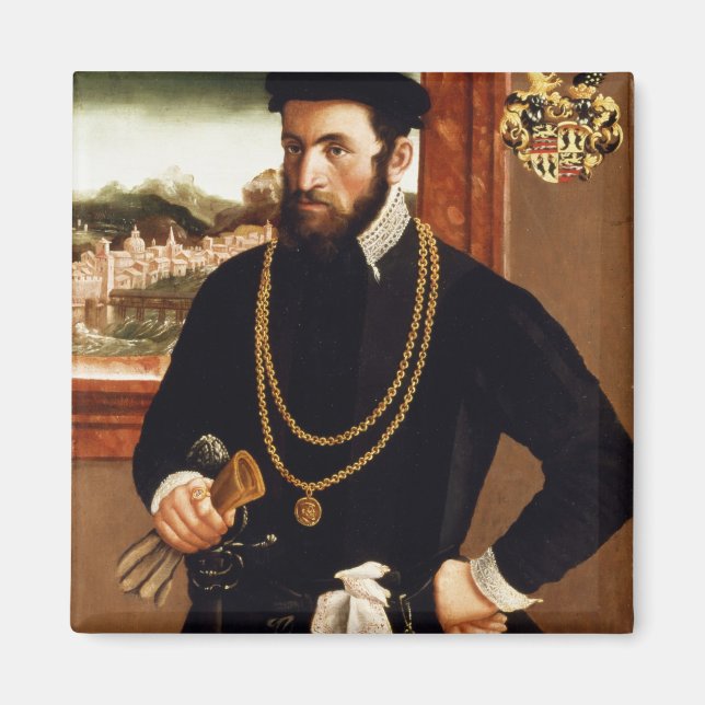 Imán Retrato de Anton Rummel von Liechtenstein (Frente)