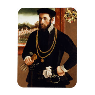 Imán Retrato de Anton Rummel von Liechtenstein