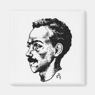 Imán Retrato de Arthur Rimbaud