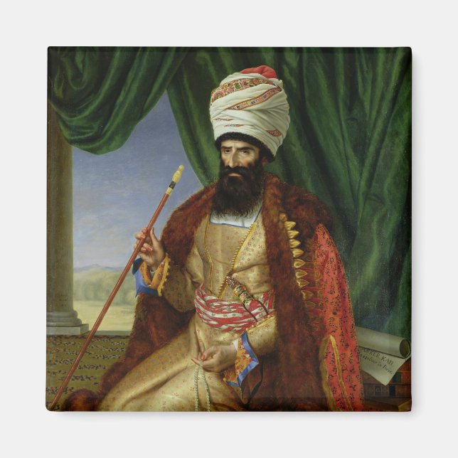 Imán Retrato de Asker-Khan, Embajador de Persia (Frente)