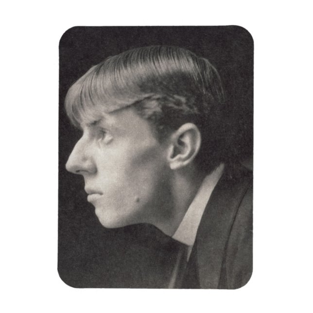 Imán Retrato de Aubrey Beardsley (1872-98) por Frederic (Vertical)
