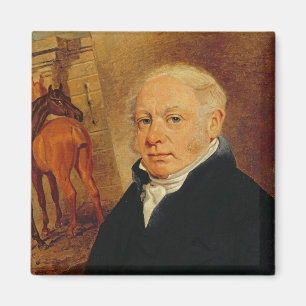 Imán Retrato de Ben Marshall (1767-1835) (aceite en