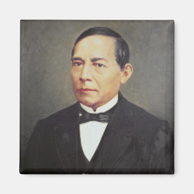 Imán Retrato de Benito Juárez, 1948 (Frente)