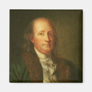 Imán Retrato de Benjamin Franklin