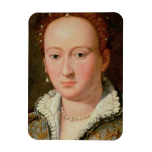 Imán Retrato de Bianca Cappello, c.1580 (aceite en el
