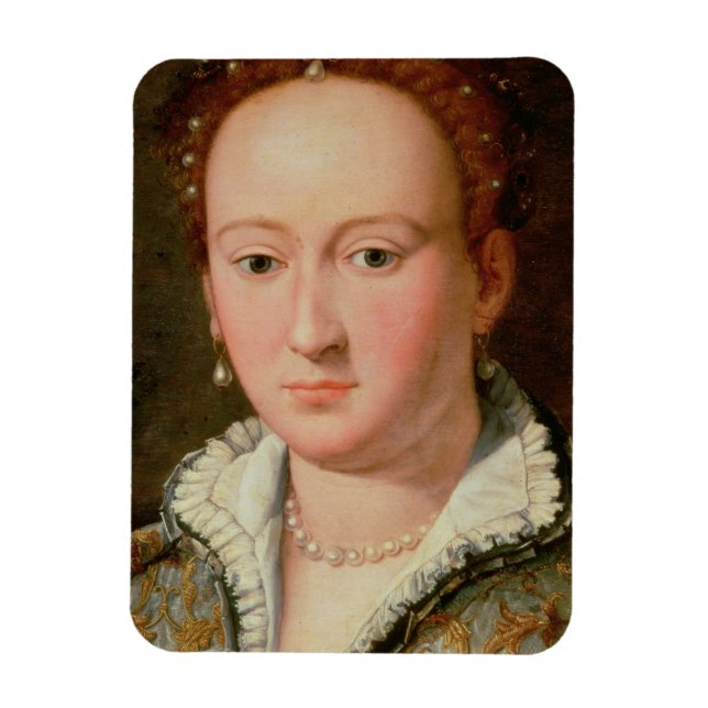 Imán Retrato de Bianca Cappello, c.1580 (aceite sobre c (Vertical)