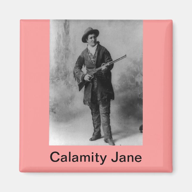 Imán Retrato de Calamity Jane (Frente)