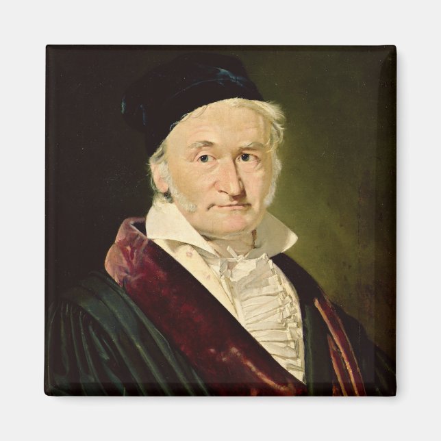 Imán Retrato de Carl Friedrich Gauss, 1840 (Frente)