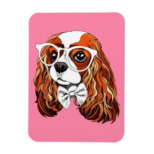 Imán Retrato de Cavalier King Charles Spaniel