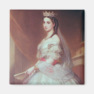 Imán Retrato de Charlotte de Saxe-Cobourg-Gotha