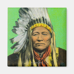 Imán Retrato de Chief Washakie