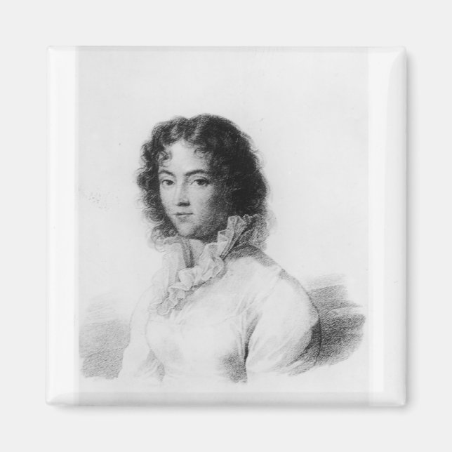 Imán Retrato de Constanze Mozart 1828 (Frente)