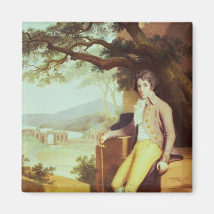 Imán Retrato de coronel David La Touche de Marcey