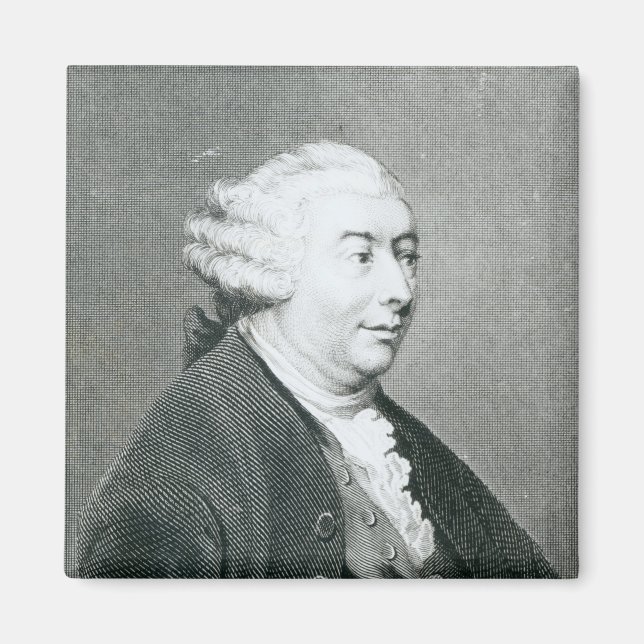 Imán Retrato de David Hume (Frente)