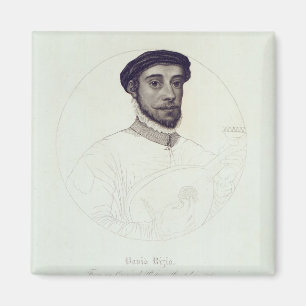 Imán Retrato de David Rizio, una original pintada