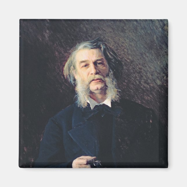 Imán Retrato de Dmitri Vasilievich Grigorovich (Frente)