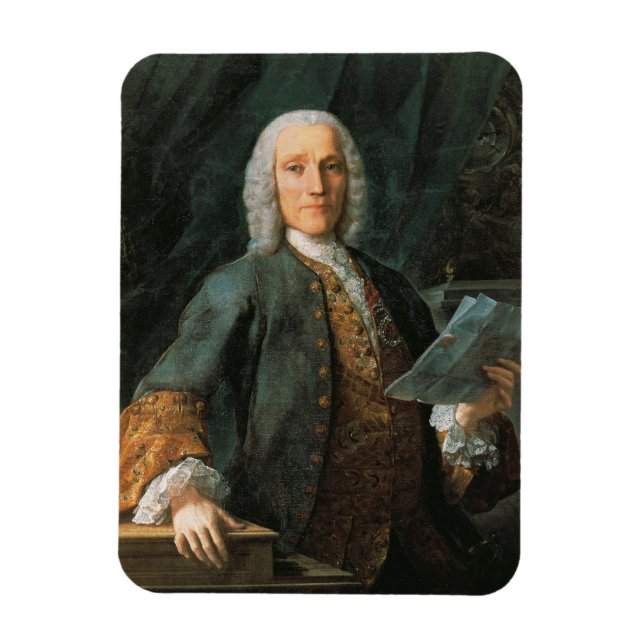 Imán Retrato de Domenico Scarlatti (Vertical)