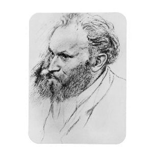Imán Retrato de Edgar Degas el   de Eduardo Manet