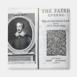 Imán Retrato de Edmund Spenser y