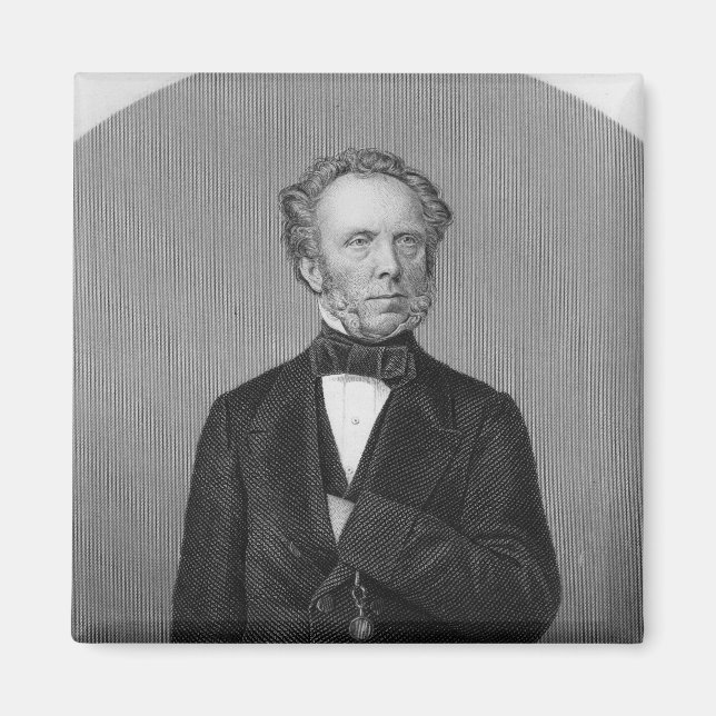 Imán Retrato de Edward Baines (Frente)