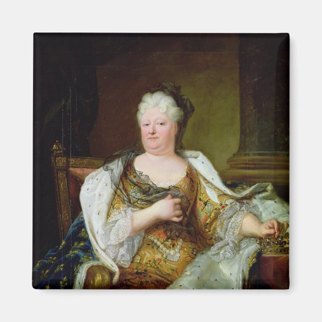 Imán Retrato de Elizabeth Charlotte de Baviera (Frente)