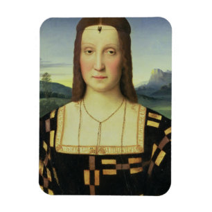 Imán Retrato de Elizabeth Gonzaga, c.1504 (petróleo en 