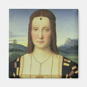 Imán Retrato de Elizabeth Gonzaga, c.1504 (petróleo en 