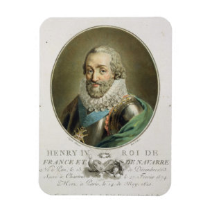 Imán Retrato de Enrique IV, rey de Francia y de Navarra