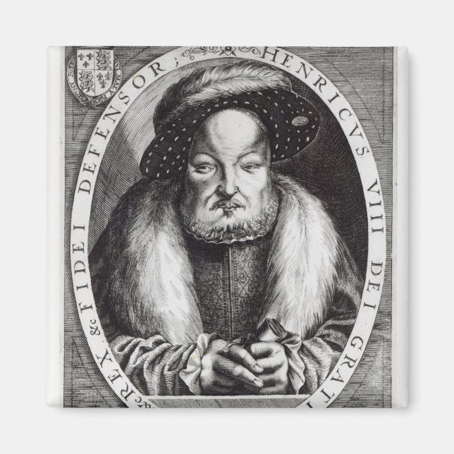 Imán Retrato de Enrique VIII (Frente)