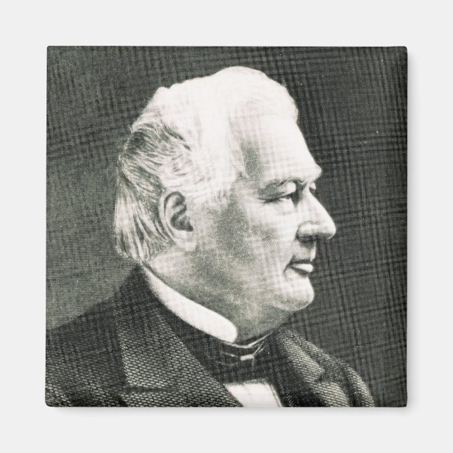 Imán Retrato de Fillmore Millard (Frente)