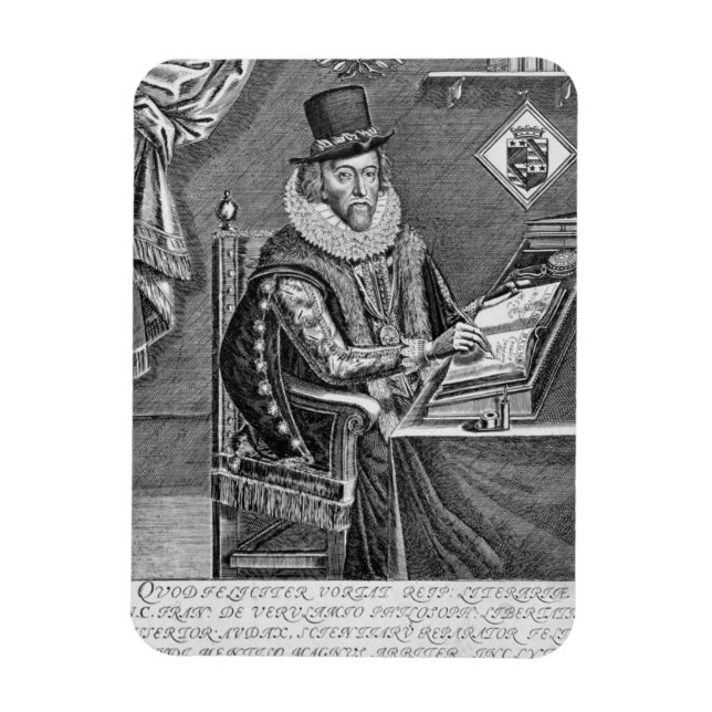 Imán Retrato de Francis Bacon (1561-1626) (Vertical)