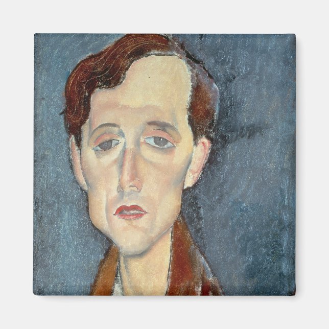 Imán Retrato de Franz Hellente, 1919 (aceite sobre lien (Frente)
