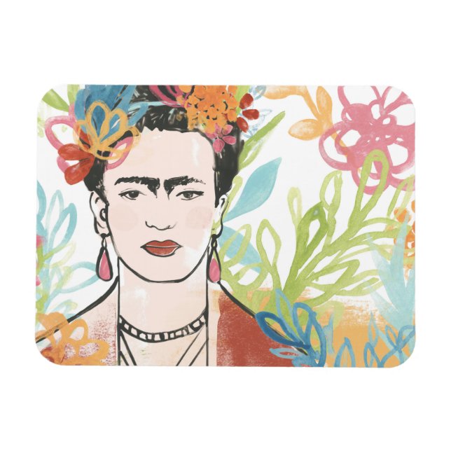 Imán Retrato de Frida Kahlo (Horizontal)