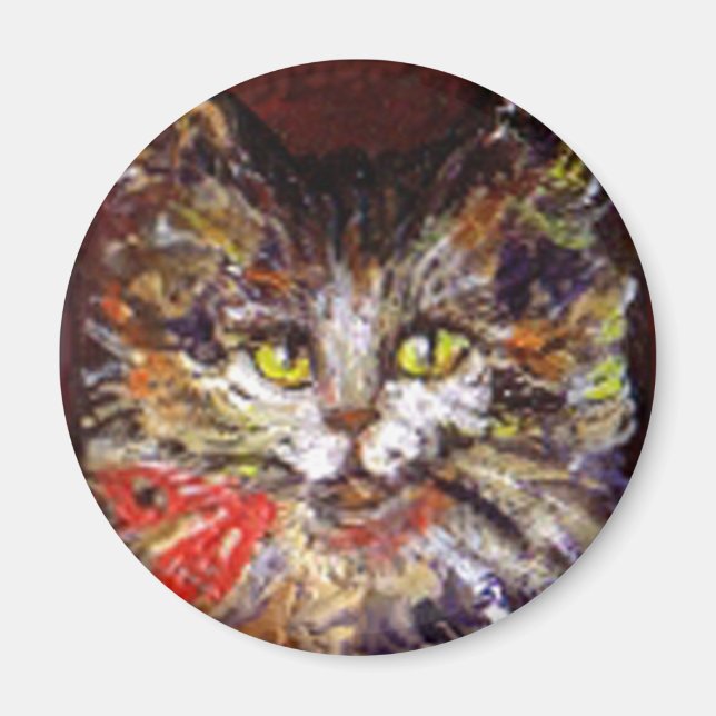 IMÁN RETRATO DE GATITO (Frente)