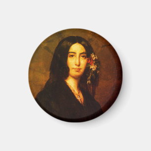Imán Retrato de George Sand por Auguste Charpentier