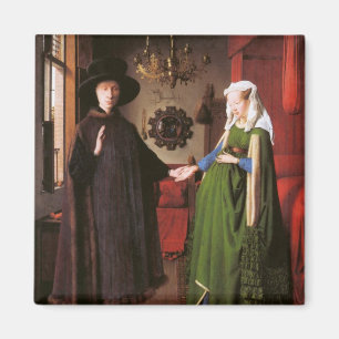 Imán Retrato de Giovanni Arnolfini y su esposa