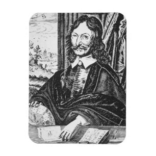 Imán Retrato de Guillermo Lilly (1602-81), de su 'Chr