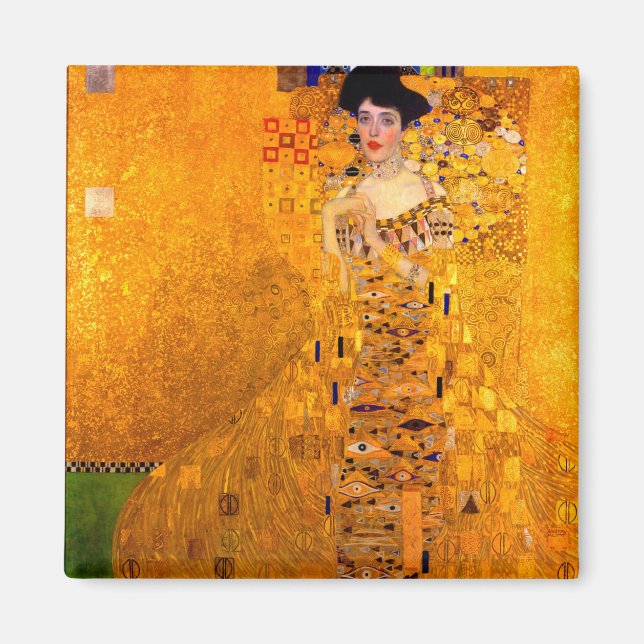 Imán Retrato de Gustav Klimt de Adele Bloch Bauer (Frente)