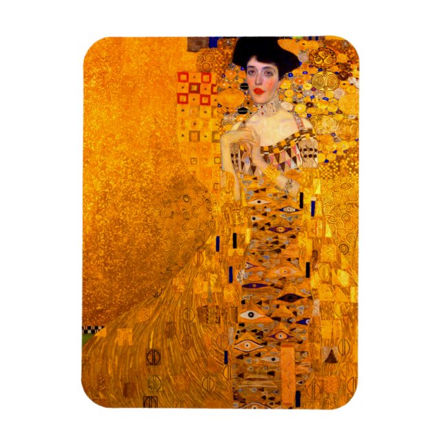 Imán Retrato de Gustav Klimt de Adele Bloch Bauer (Vertical)