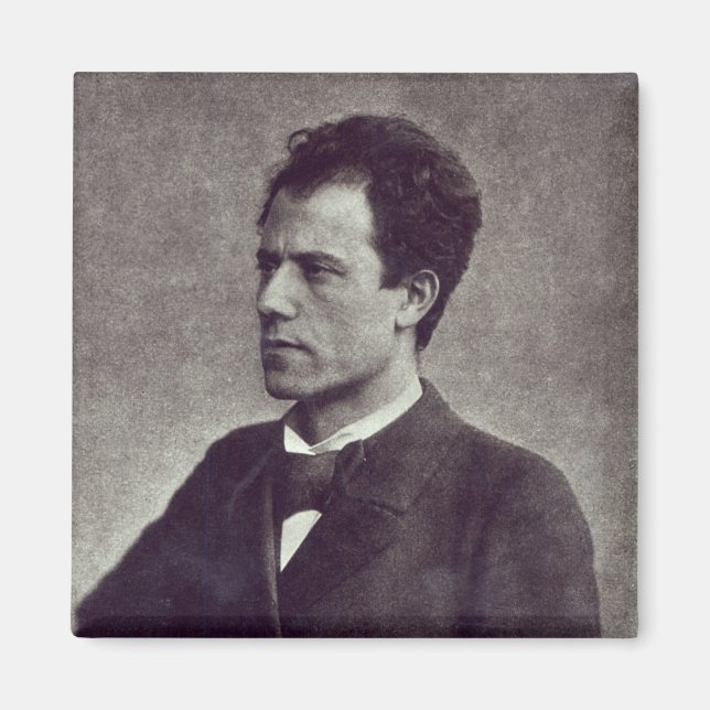 Imán Retrato de Gustav Mahler, 1897 (Frente)