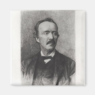 Imán Retrato de Heinrich Schliemann