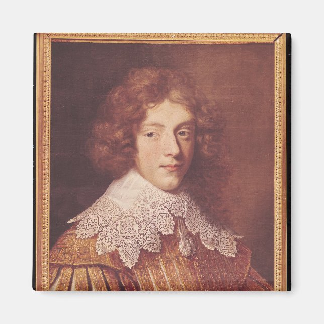 Imán Retrato de Henri Coeffier de Ruze d'Effiat (Frente)