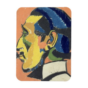 Imán Retrato de Horacio Brodsky (1885-1969) (en colores